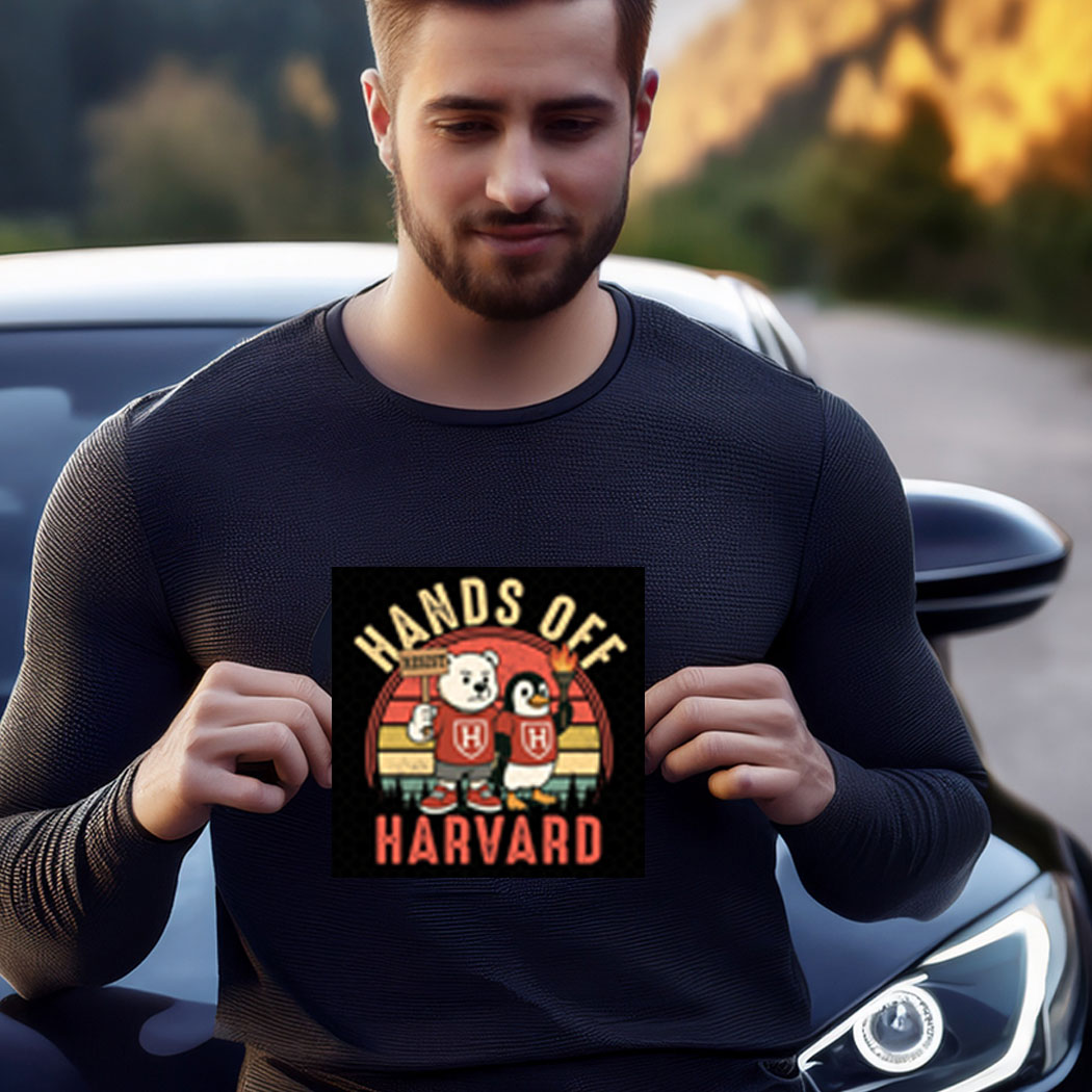 Hands Off , Hands Off Harvard Car Magnet - Sticker