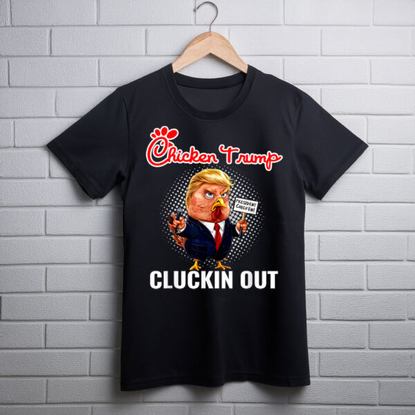 Chicken Trump Cluckin Out of Debate with Kamala Harris T-Shirt