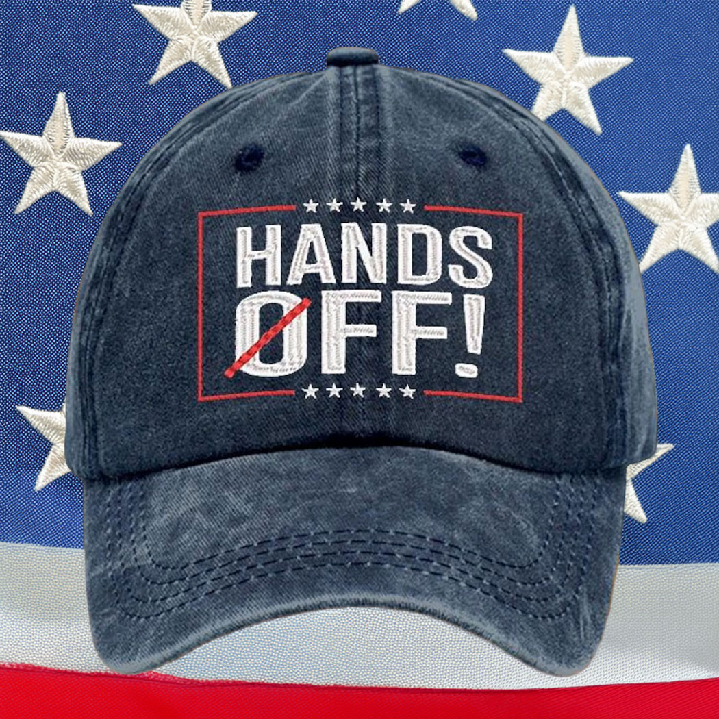 FDT Hands Off Protest Embroidery Cap