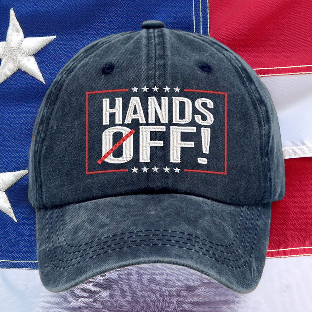 FDT Hands Off Protest Embroidery Cap