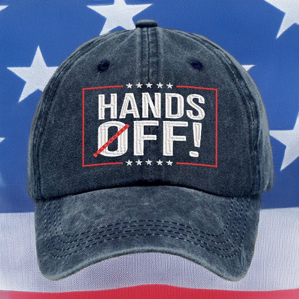 FDT Hands Off Protest Embroidery Cap