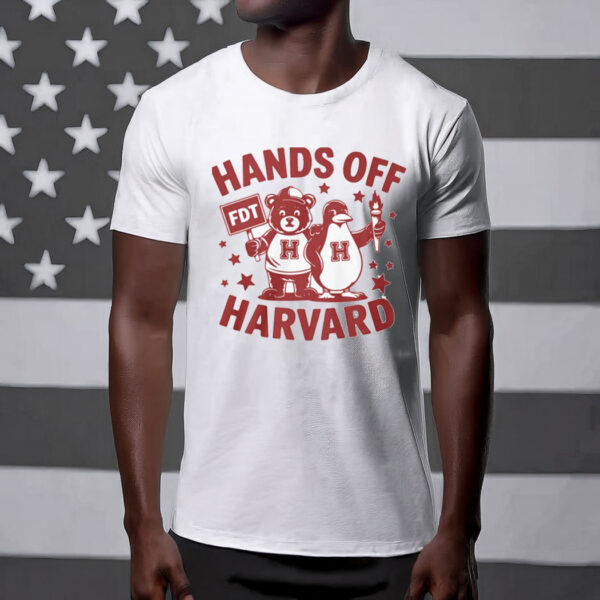 Hands Off Harvard Anti Trump Long Sleeve Shirt