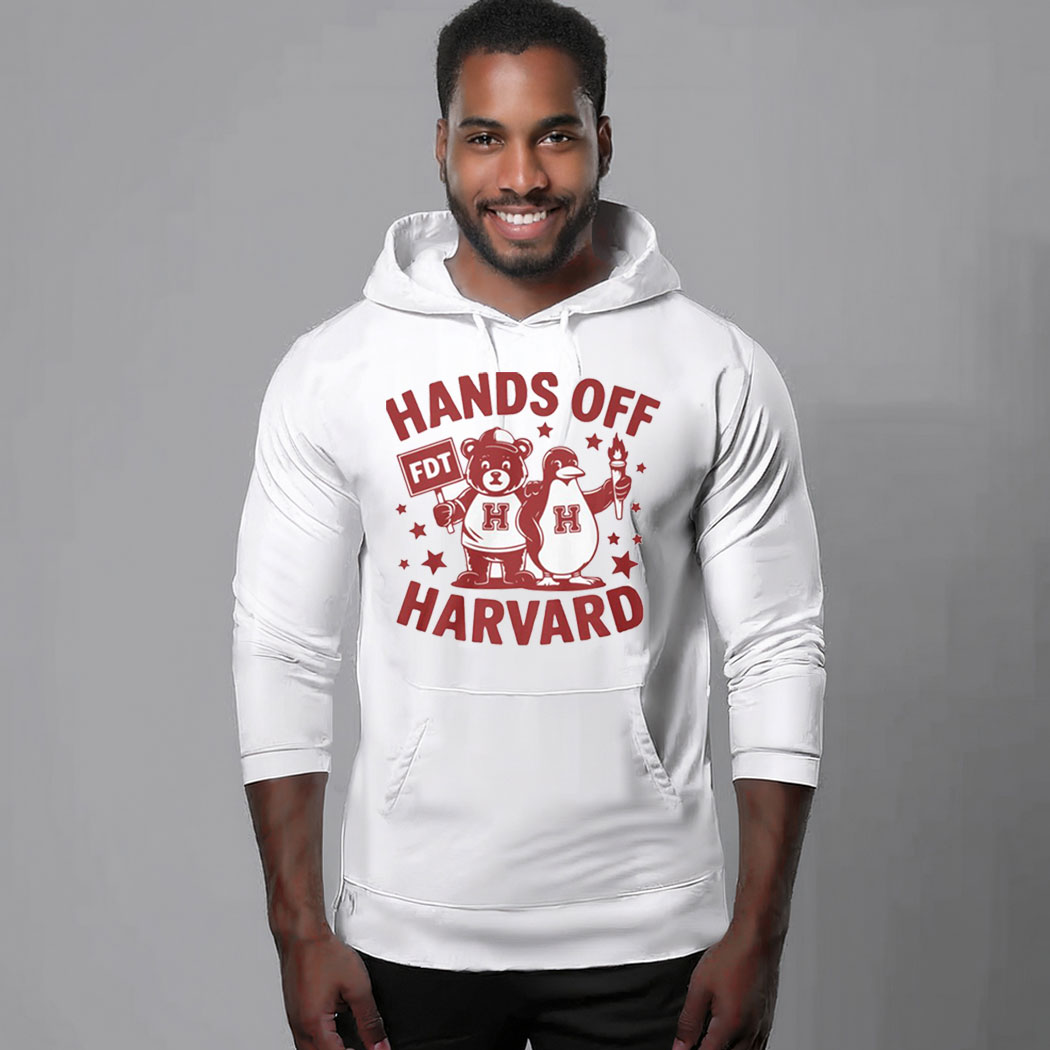 Hands Off Harvard Anti Trump Long Sleeve Shirt