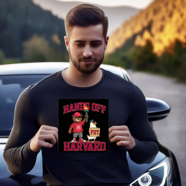 Hands Off Harvard Car Magnet – Stickers