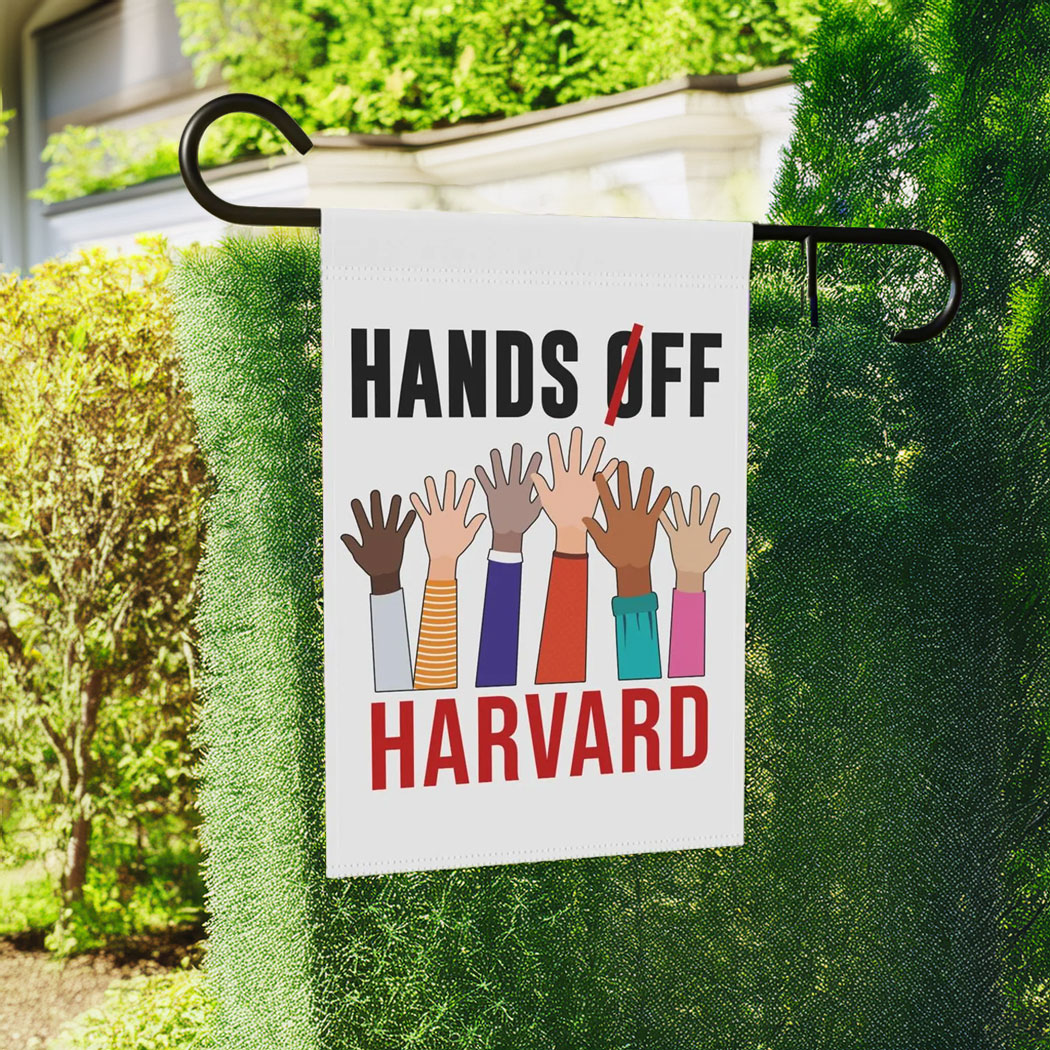 Hands Off Harvard Flag, Save The Education Garden Flag