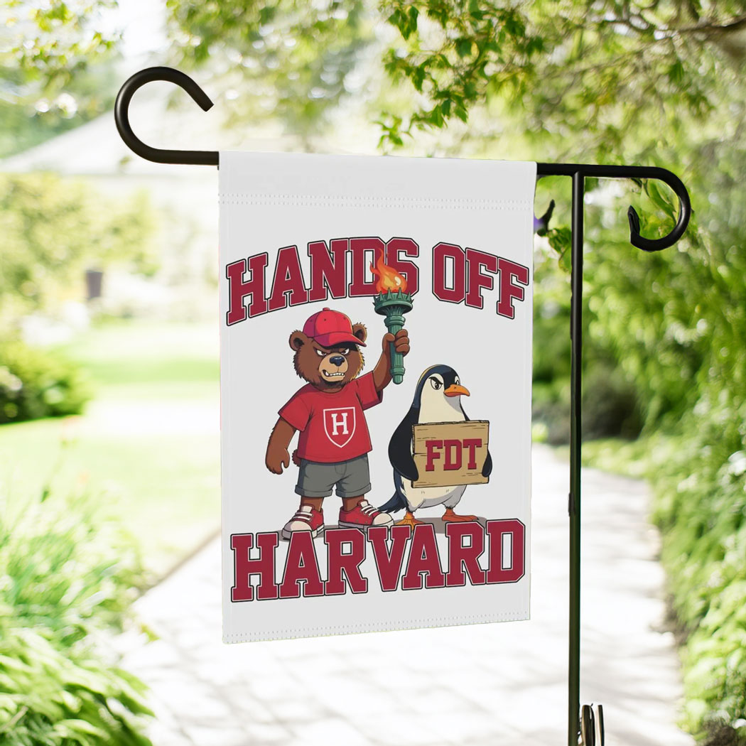 Hands Off Harvard Garden Flag, Save The Education Flag
