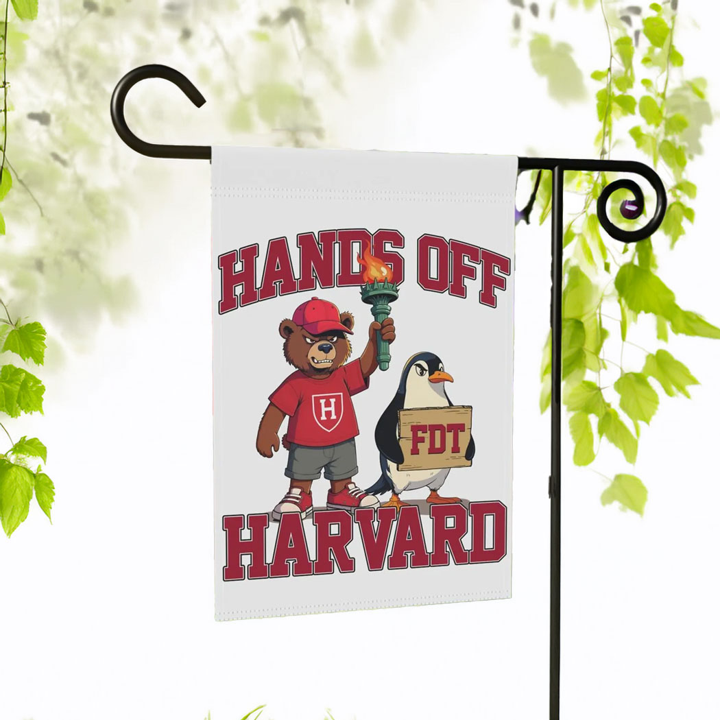 Hands Off Harvard Garden Flag, Save The Education Flag