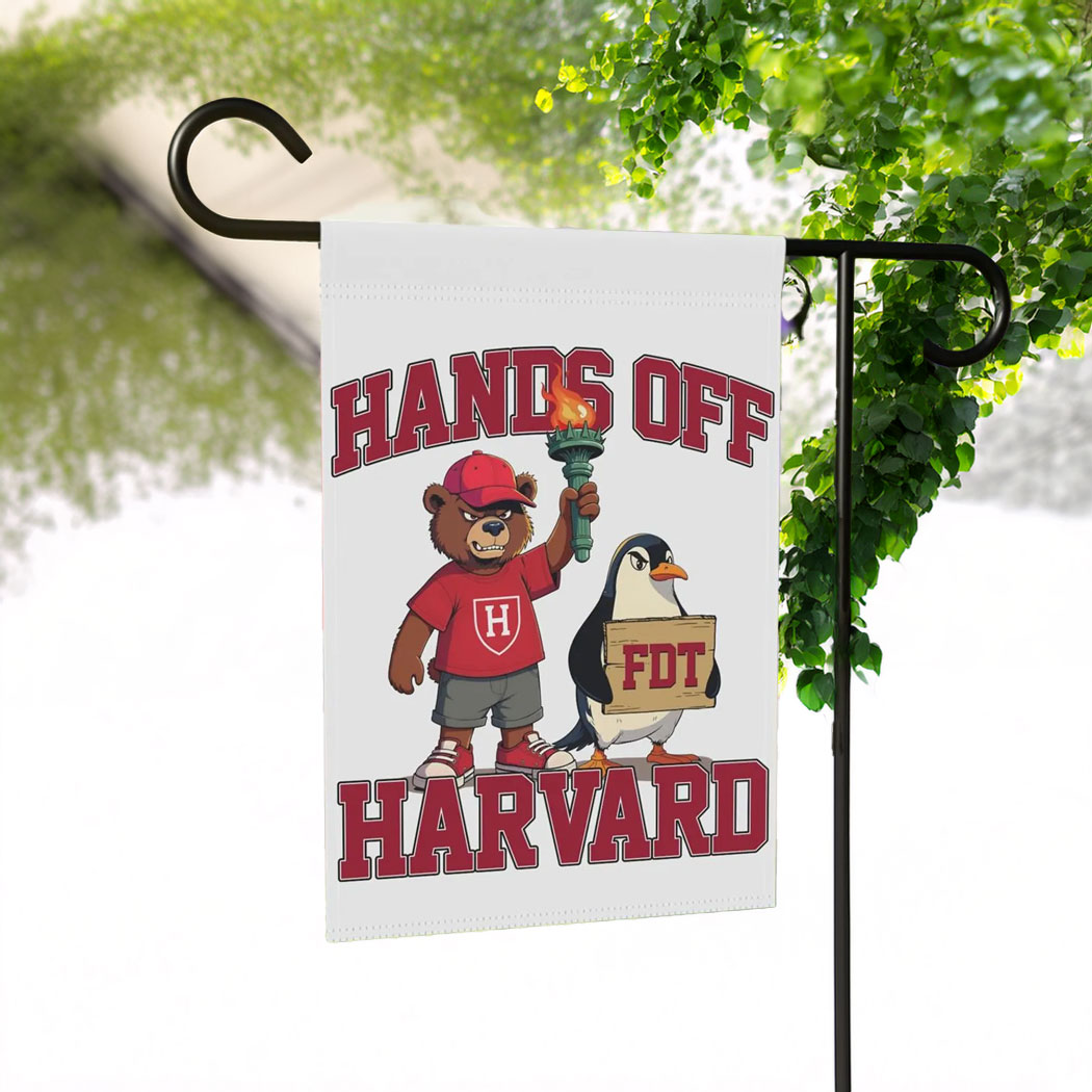 Hands Off Harvard Garden Flag, Save The Education Flag
