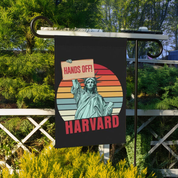 Hands Off Harvard Garden Flag, Steve Kerr Harvard Flag