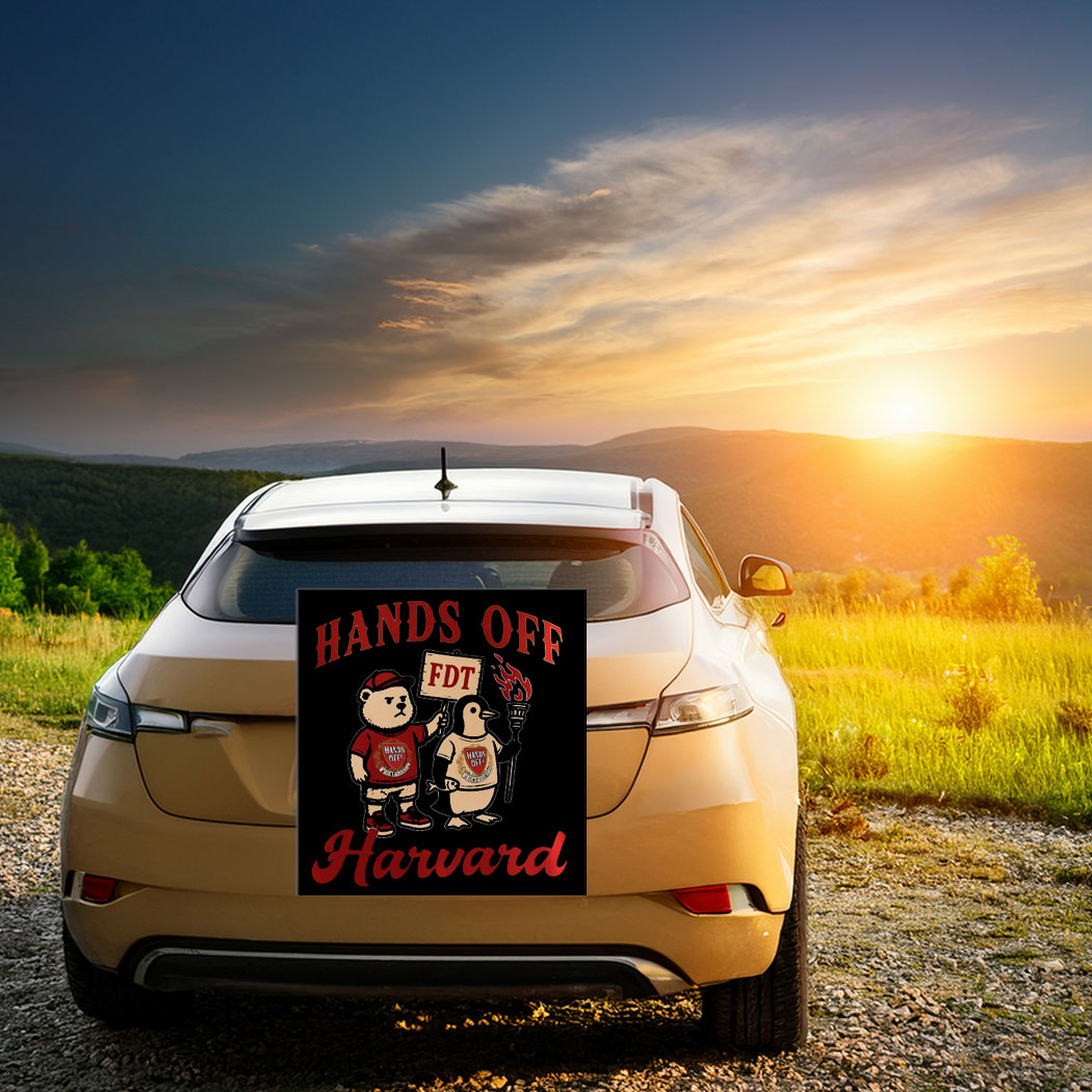 Hands Off Harvard , Steve Kerr Harvard Car Magnet – Stickers