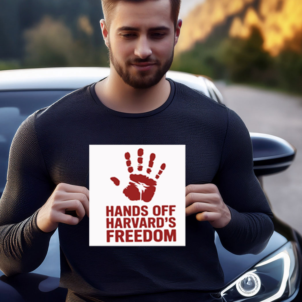 Hands Off Harvard's Freedom Car Magnet - Stickers
