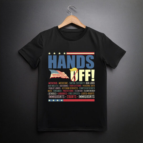 Hands Off My Social Security Cowgirl - Protest Anti Trump T-Shirt