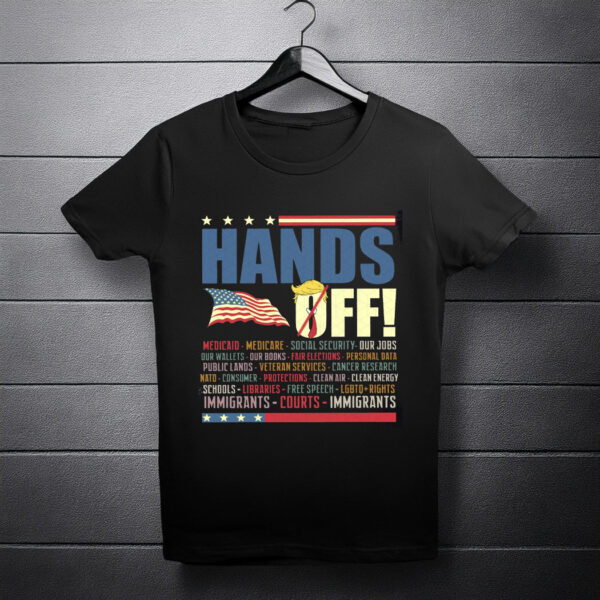 Hands Off My Social Security Cowgirl - Protest Anti Trump T-Shirt