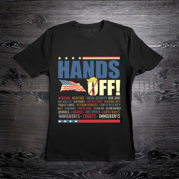 Hands Off My Social Security Cowgirl - Protest Anti Trump T-Shirt