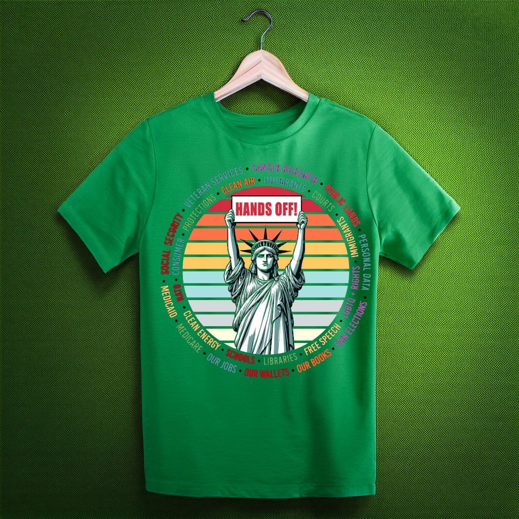 Hands Off Protest Shirt, Political Activism Tee