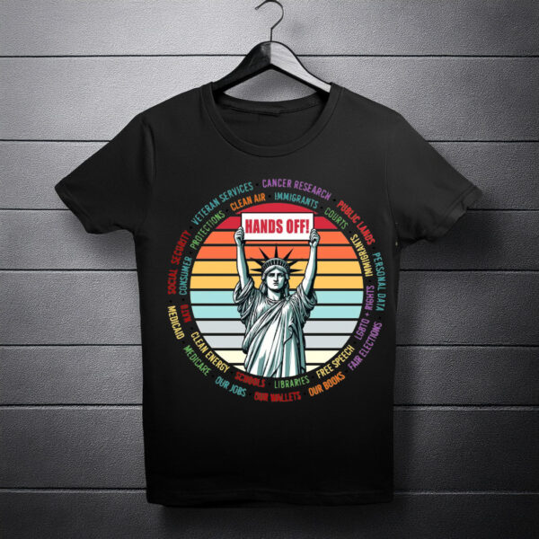 Hands Off Protest Shirt, Political Activism Tee