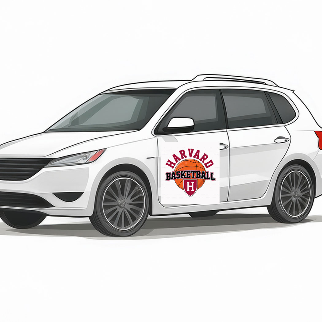 Harvard Basketball, Hands Off Harvard Car Magnet - Stickers
