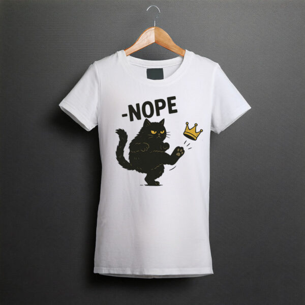 No Kings in America Black Cat Shirt