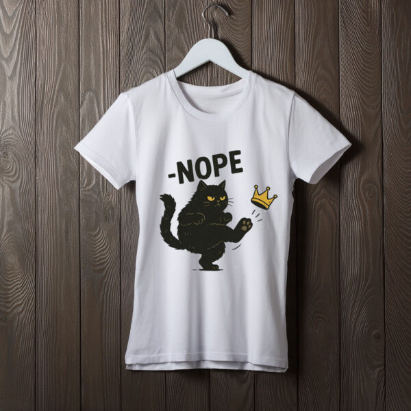 No Kings in America Black Cat Shirt