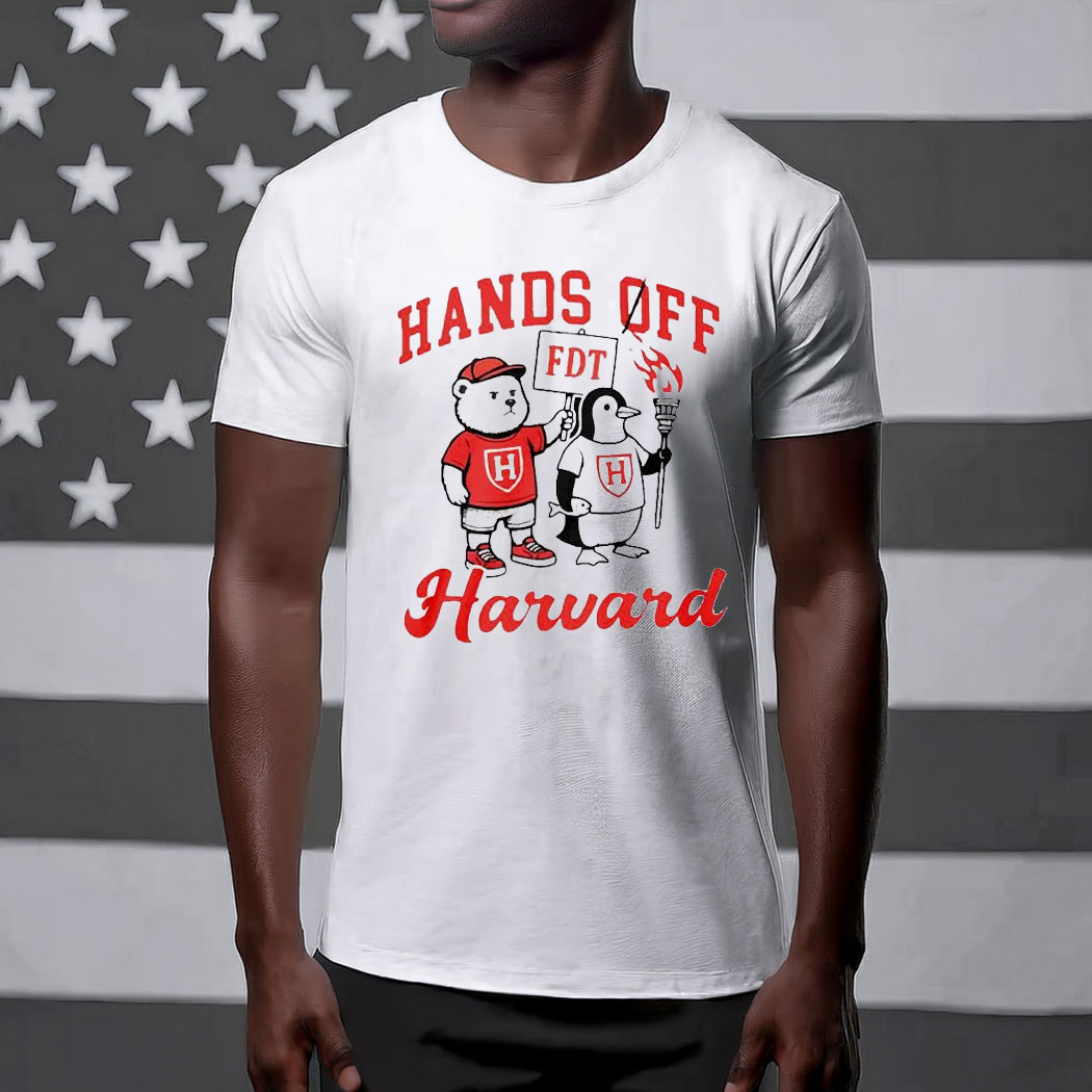 Official Fdt Hands Off Harvard Anti Trump Mascot T-Shirt