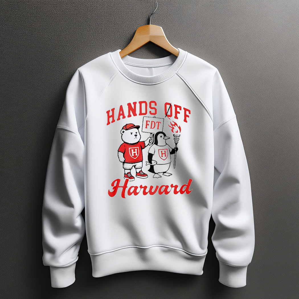 Official Fdt Hands Off Harvard Anti Trump Mascot T-Shirt