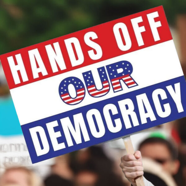 PROTEST Sign For Hands Off National Day of Action Printable