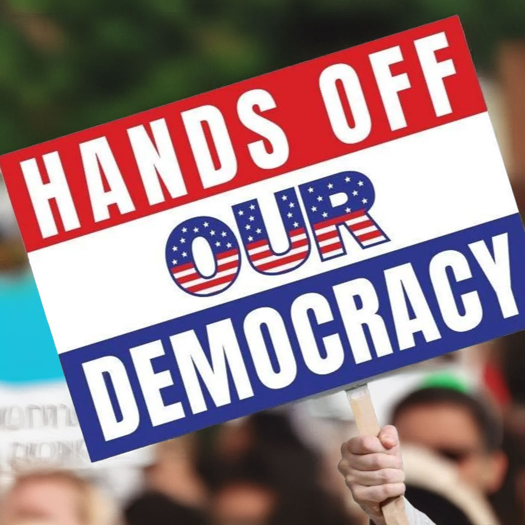 PROTEST Sign For Hands Off National Day of Action Printable