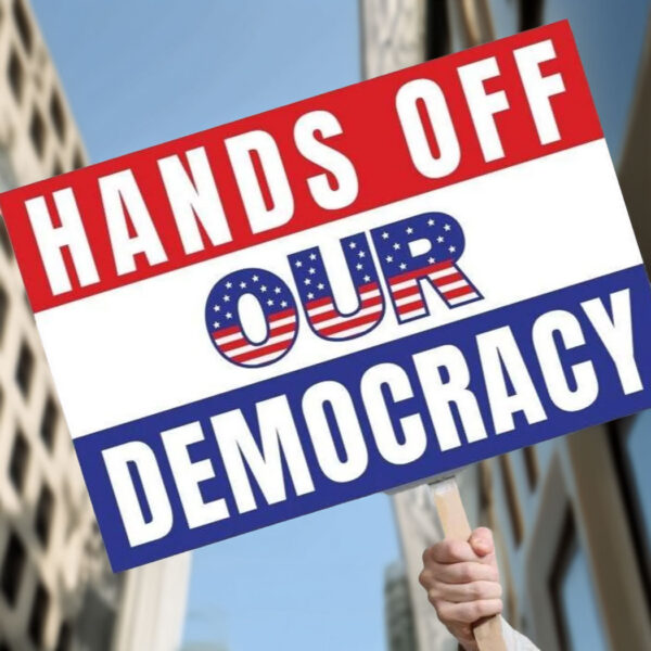 PROTEST Sign For Hands Off National Day of Action Printable