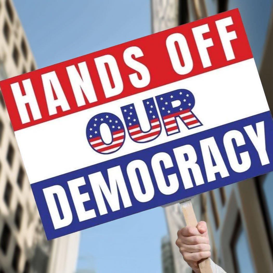 PROTEST Sign For Hands Off National Day of Action Printable