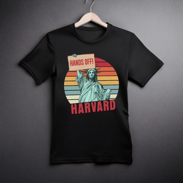 Statue of Liberty Hands Off Harvard T-Shirt
