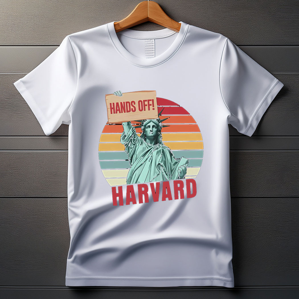 Statue of Liberty Hands Off Harvard T-Shirt