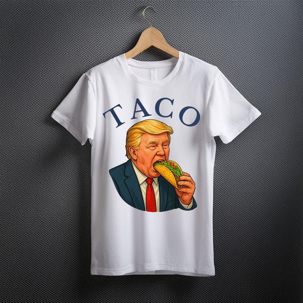 Trump Always Chickens Out – Funny Political TACO T-Shirt