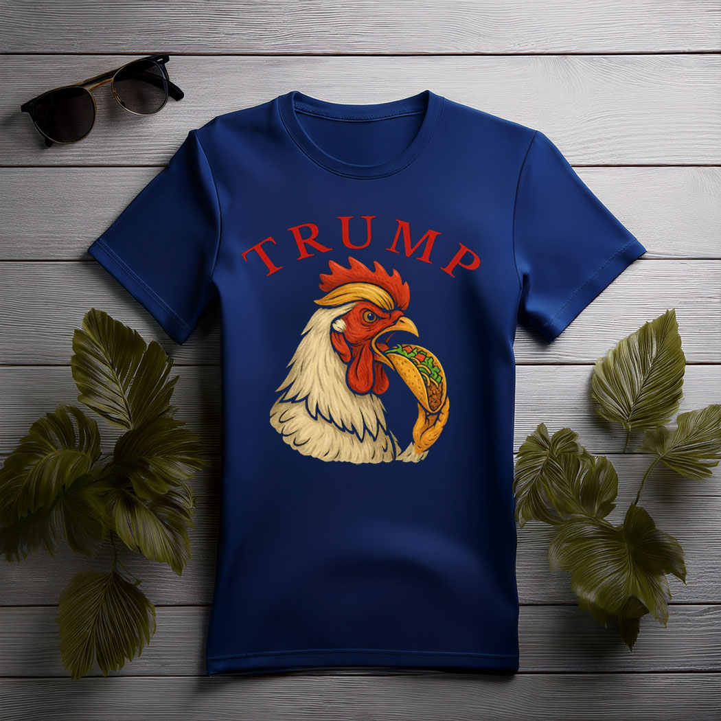 Trump Always Chickens Out – Funny Political TACO Unisex T-Shirt