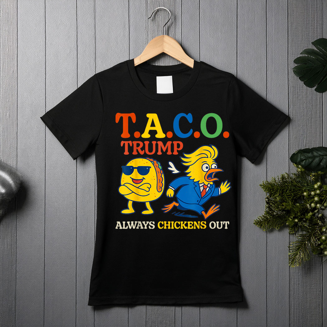 Trumps Always Chicken Out Taco America Vintage Tee Shirt