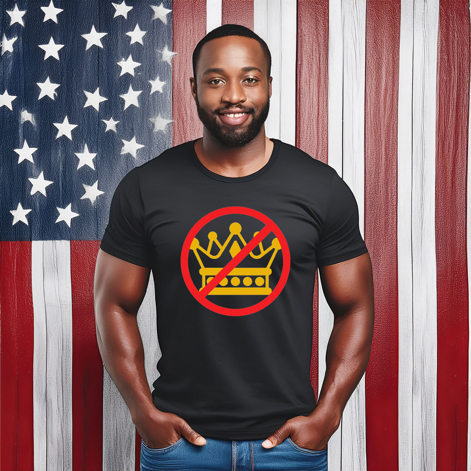 No Kings Anti Trump T-Shirt