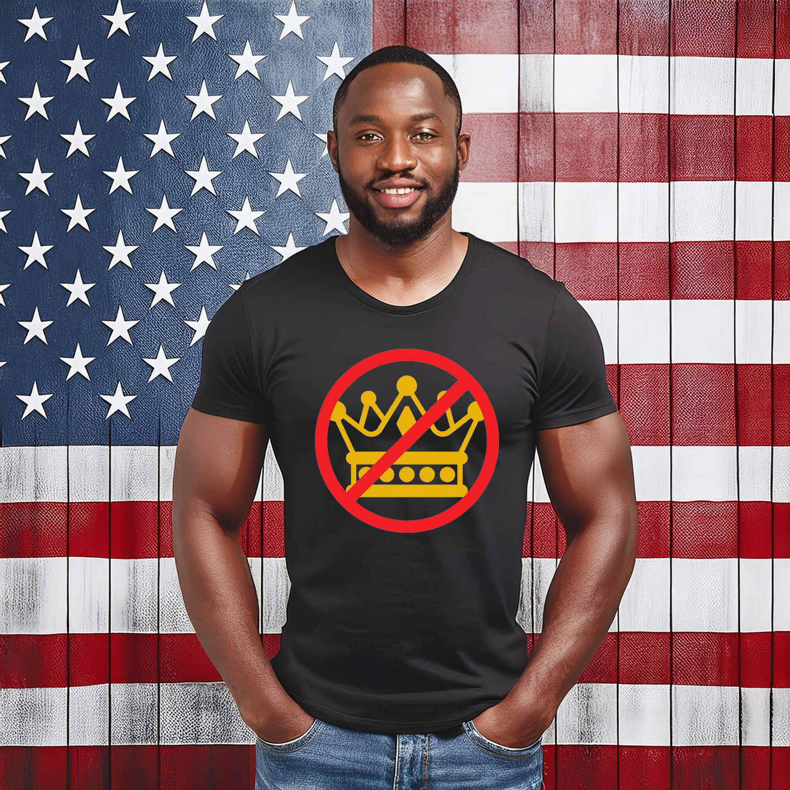 No Kings Anti Trump T-Shirt