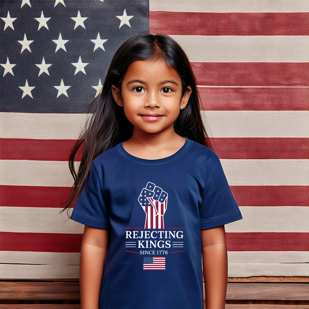 Rejecting Kings Since 1776 Kid T-Shirt