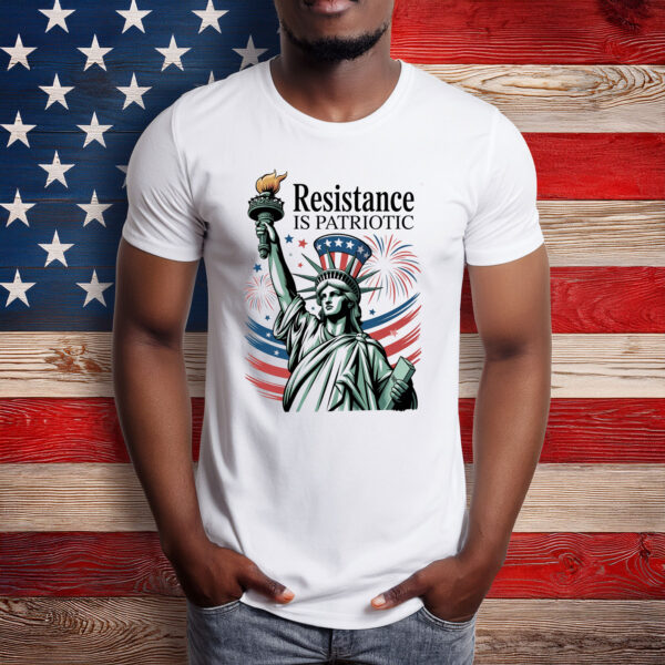 Resistance Is Patriotic - No Kings Anti-Trump Shirt