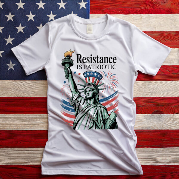 Resistance Is Patriotic - No Kings Anti-Trump Shirt