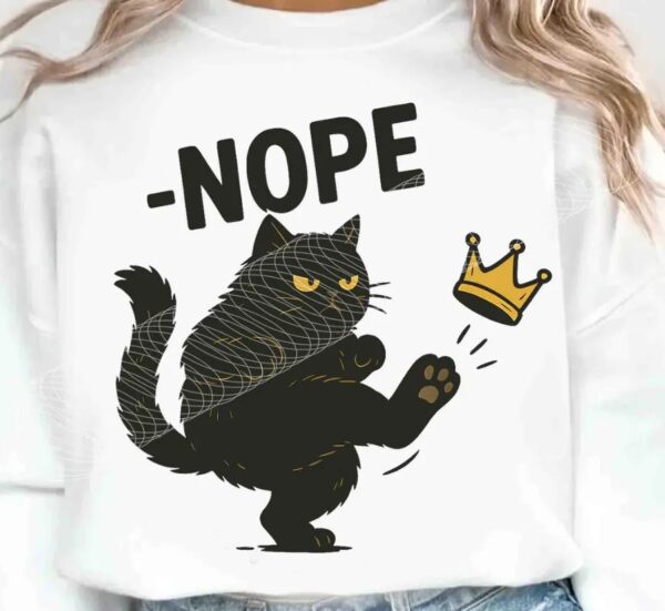 No Kings In America Black Cat t-shirt