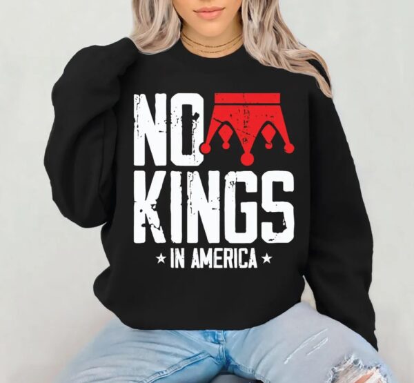 No Kings In America, Vintage Patriotic Freedom Liberty Shirt