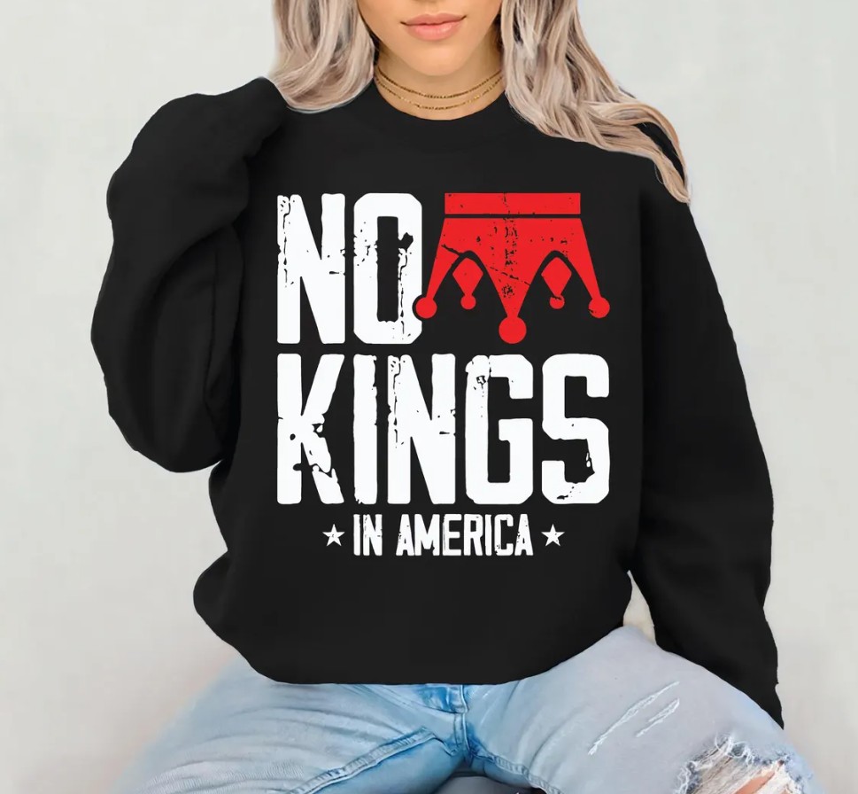 No Kings In America, Vintage Patriotic Freedom Liberty Shirt