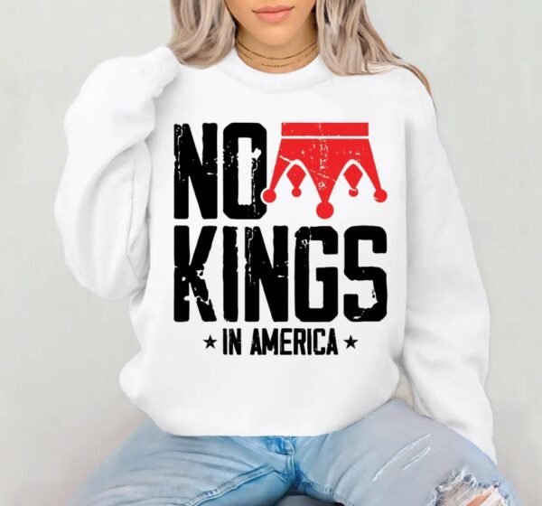 No Kings In America, Vintage Patriotic Freedom Liberty Shirt