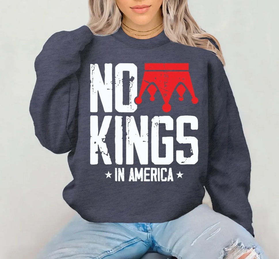 No Kings In America, Vintage Patriotic Freedom Liberty Shirt